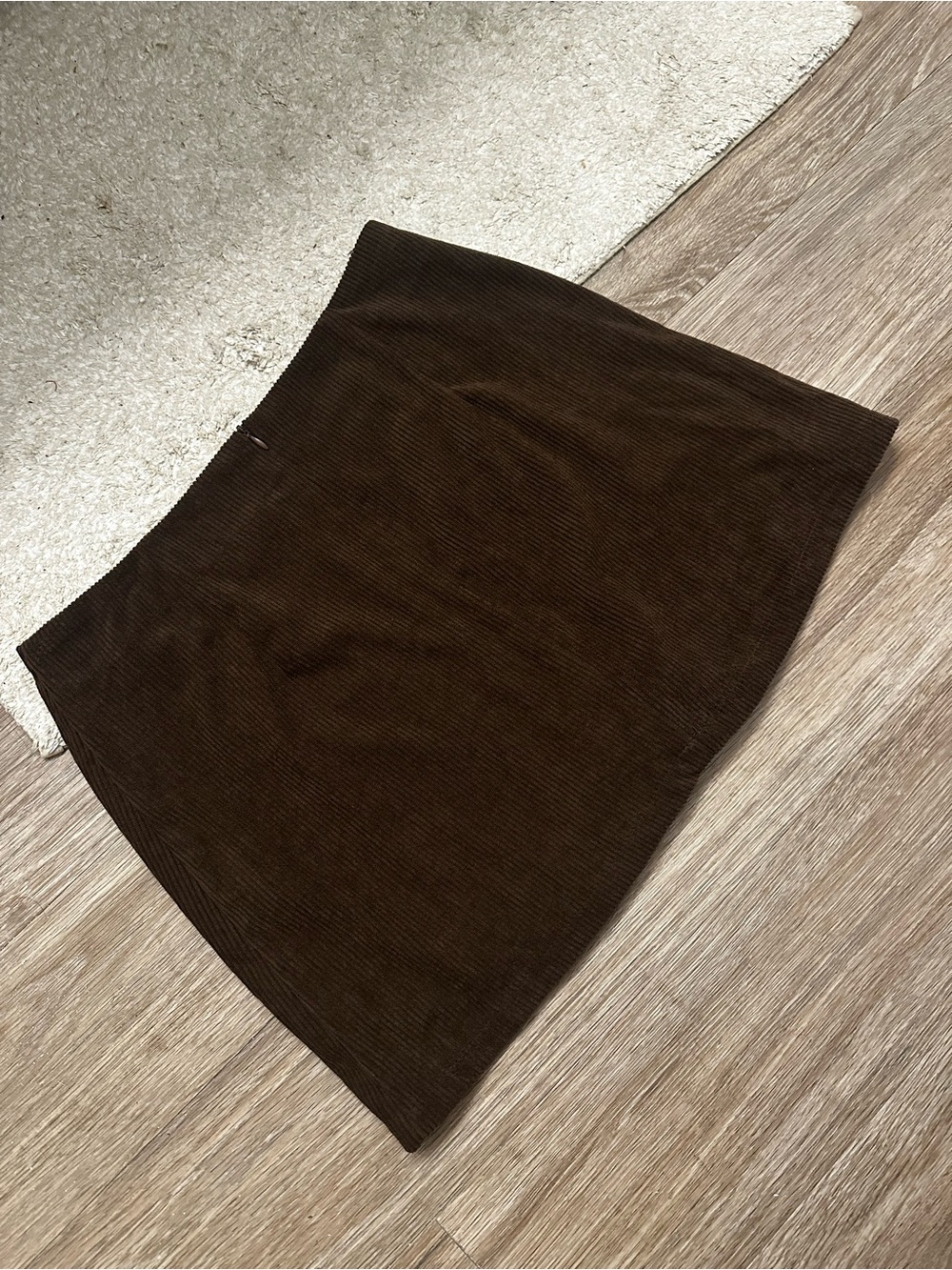 Classic Brown Corduroy Mini Skort
